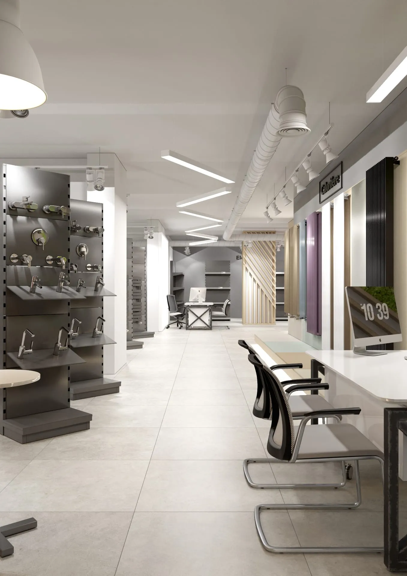 CapCap — showroom care pune produsul în valoare — detaliu branding