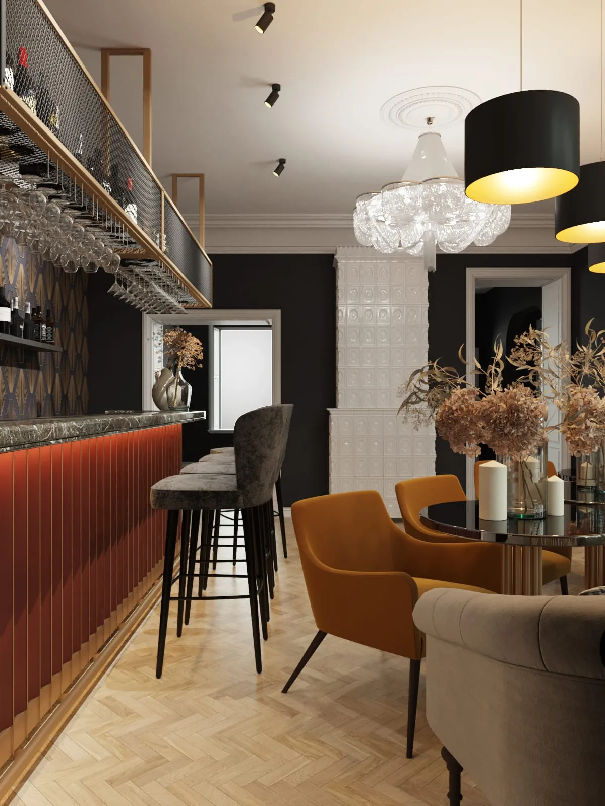 Marlene Cocktail Bar — un local interbelic în inima capitalei — vedere ansamblu