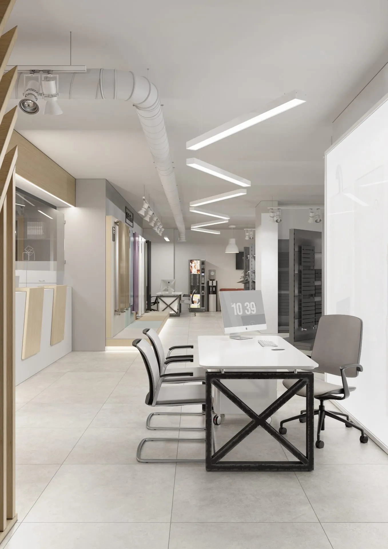 CapCap — showroom care pune produsul în valoare — zona consultanta